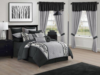 Chic Home Dorian 30 Piece Color Block Comforter Set