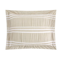Chic-Home-Emma 8 Piece Striped Seersucker Comforter Set-