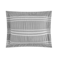 Chic-Home-Emma 8 Piece Striped Seersucker Comforter Set-