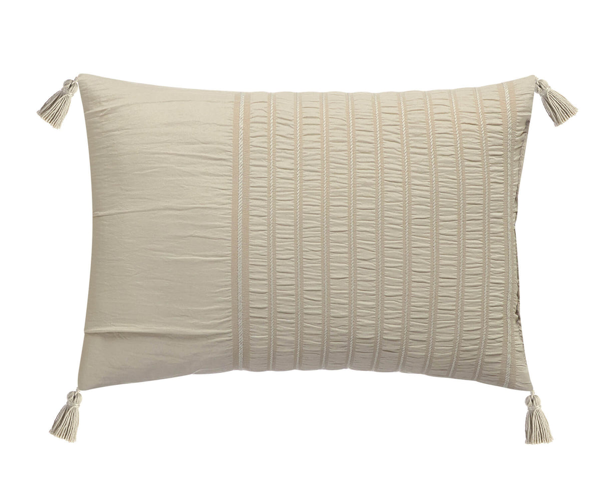 Chic Home Leona 9 Piece Pleated Seersucker Comforter Set-