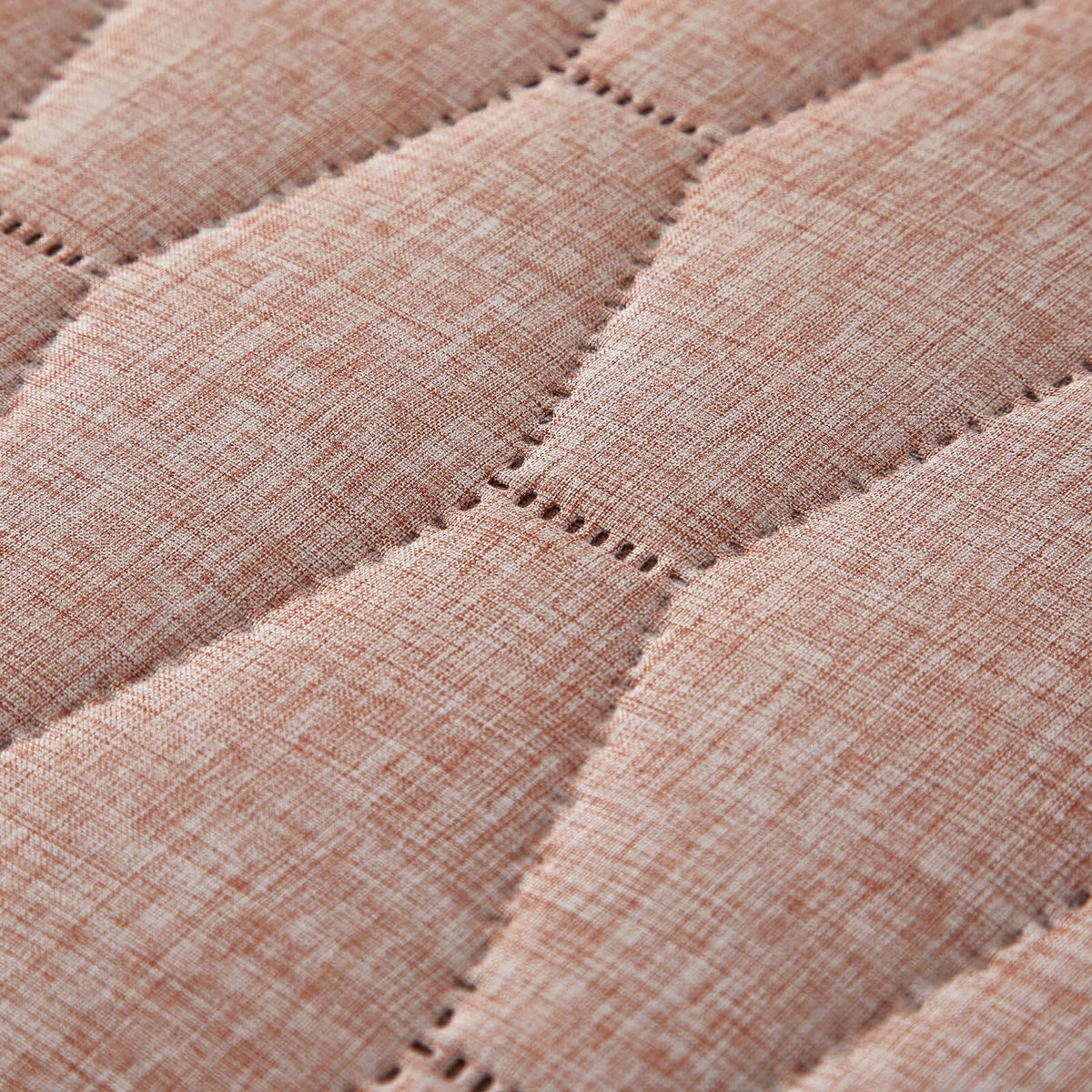 Chic Home Nyla 7 Piece Geometric Quilt Set Brick