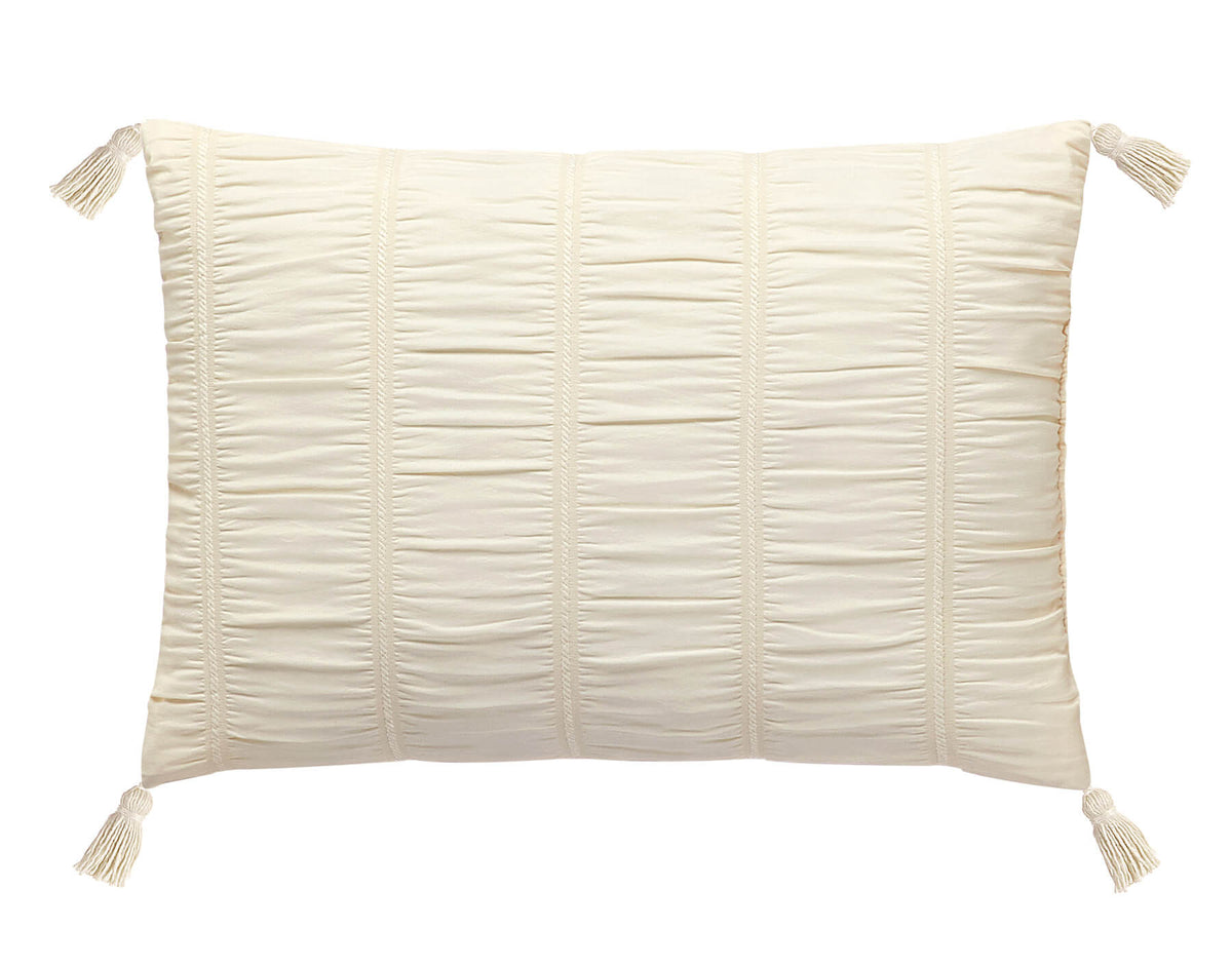 Chic Home Thalia 5 Piece Ruffled Striped Comforter Set-