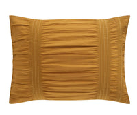 Chic Home Thalia 5 Piece Ruffled Striped Comforter Set-