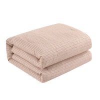 Chic-Home-Willa 5 Piece Waffle Texture Comforter Set-