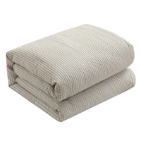 Chic-Home-Willa 9 Piece Waffle Texture Comforter Set-