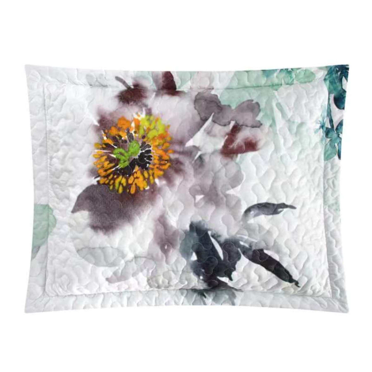 Chic Home Zariah 3 Piece Watercolor Floral Quilt Set Multi-color