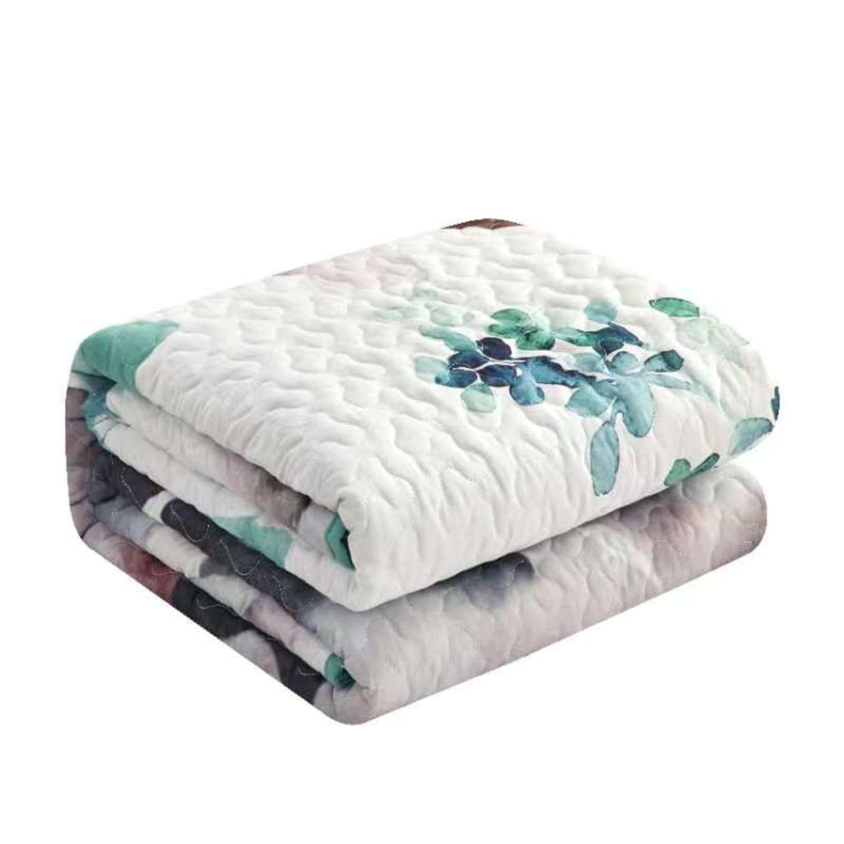 Chic Home Zariah 3 Piece Watercolor Floral Quilt Set Multi-color