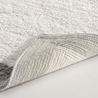 Chic-Home-Laudine Two-Tone Plush Cotton Large Bathroom Rug-