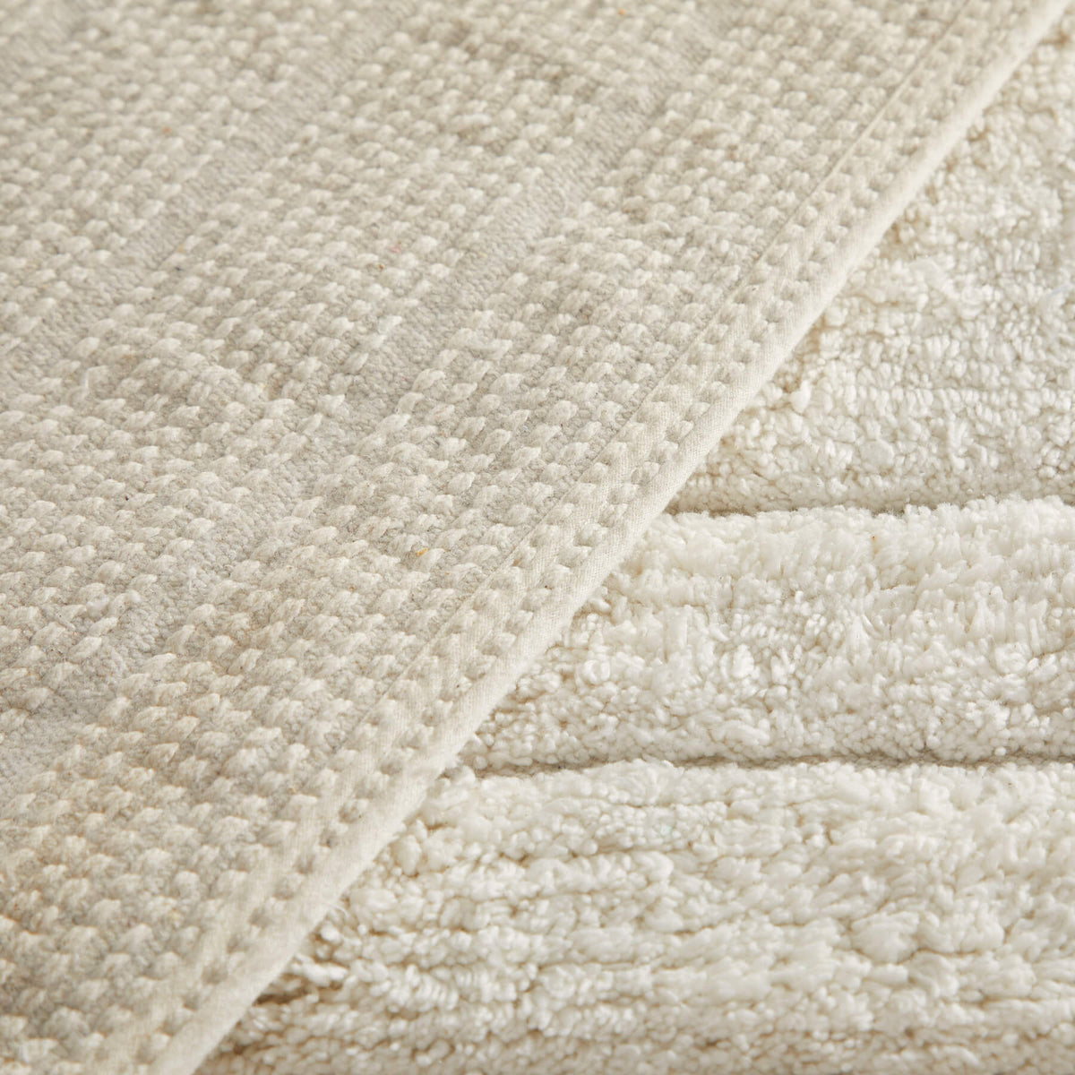 Chic-Home-Greyson 2 Piece Plush Cotton Bath Rug Set-