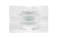 Jacquard Turkish Cotton 6 Piece Towel Set-White