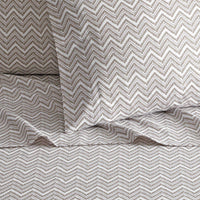 Chic Home Alaina 4 Piece Chevron Design Sheet Set
