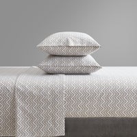 Chic Home Alaina 4 Piece Chevron Design Sheet Set
