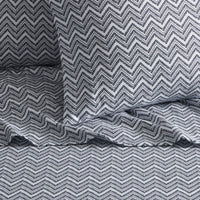 Chic Home Alaina 4 Piece Chevron Design Sheet Set