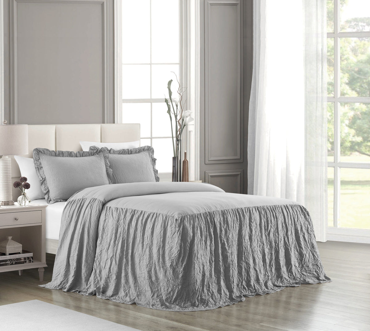 Chic Home Ashford 7 Piece Ruffled Quilt Set