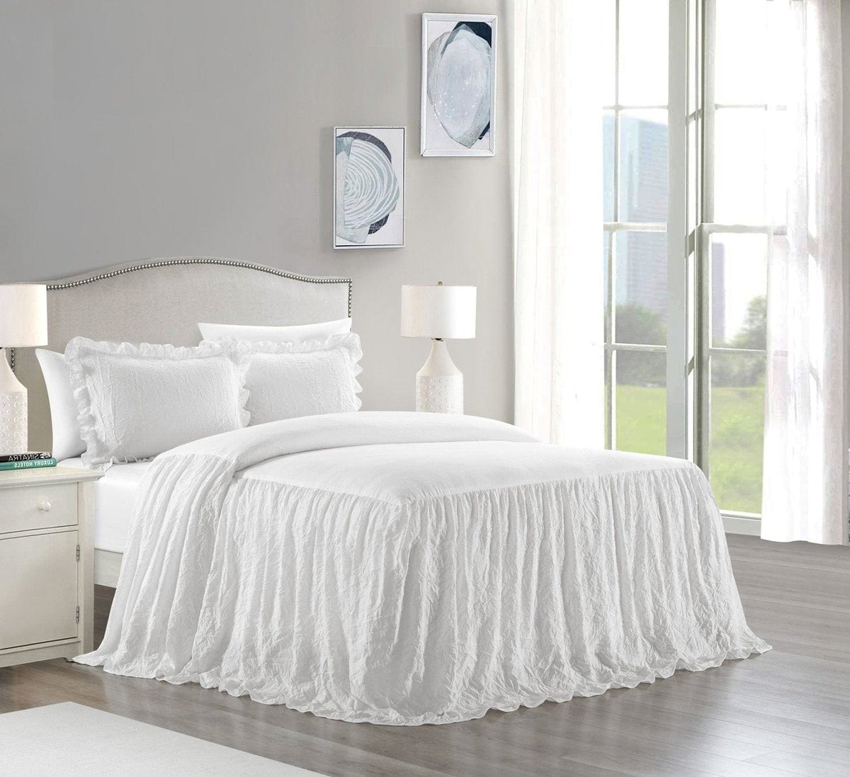 Chic Home Ashford 7 Piece Ruffled Quilt Set