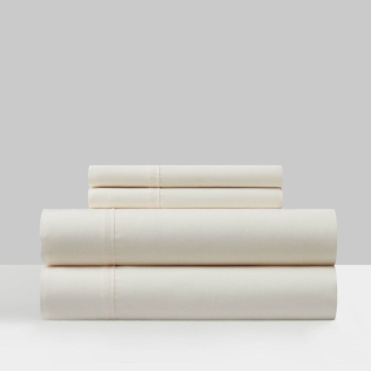 Chic Home Ashton 4 Piece Piping Flange Edge Sheet Set Beige