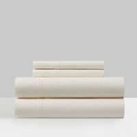 Chic Home Ashton 4 Piece Piping Flange Edge Sheet Set Beige