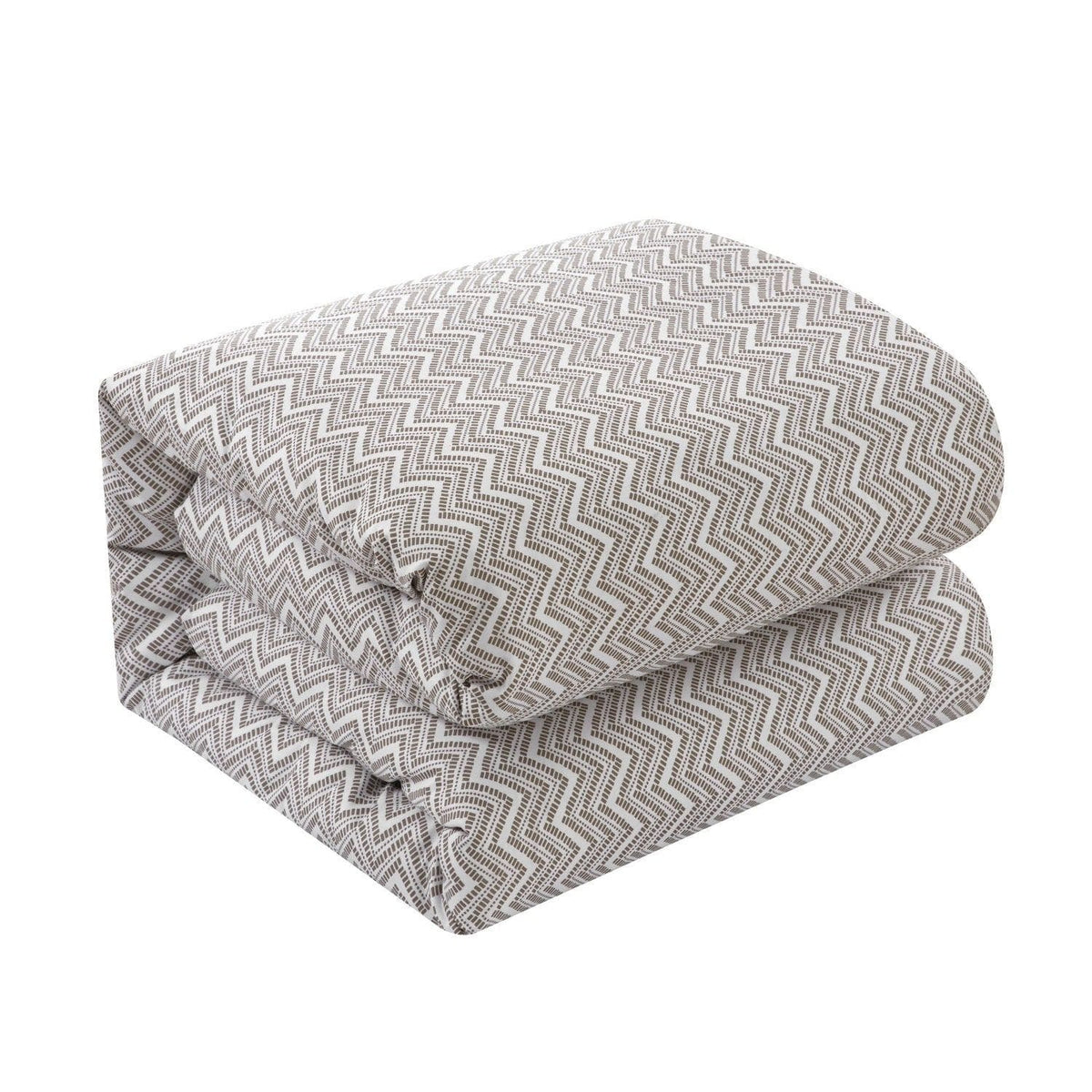 Chic Home Blaine 7 Piece Chevron Duvet Cover Set