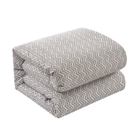 Chic Home Blaine 7 Piece Chevron Duvet Cover Set