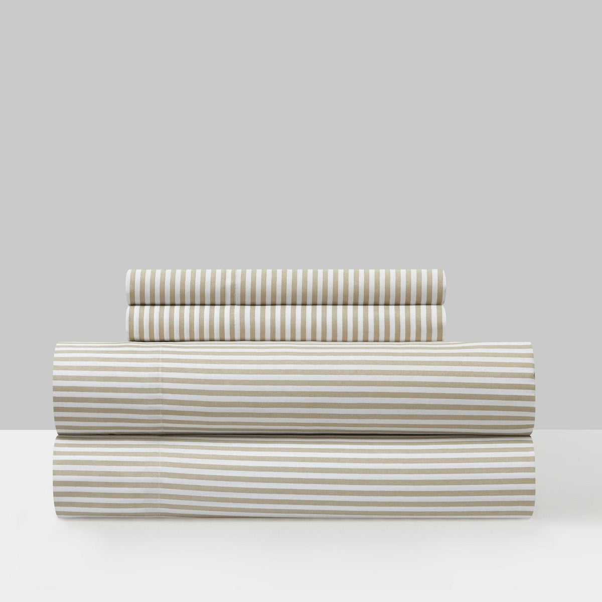 Chic Home Brooke 4 Piece Striped Sheet Set Beige
