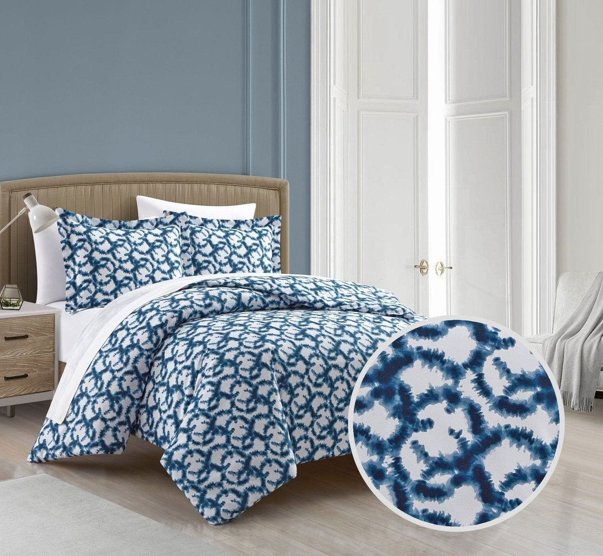 Chic Home Chrisley 3 Piece Watercolor Duvet Cover Set