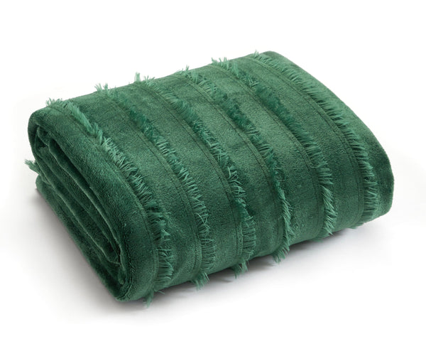 Chic Home Clapton Jacquard Flannel Throw Blanket