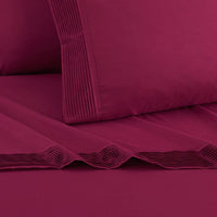 Chic Home Harley 4 Piece Pleated Sheet Set