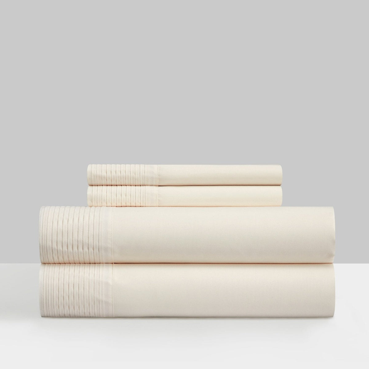 Chic Home Harley 4 Piece Pleated Sheet Set Beige