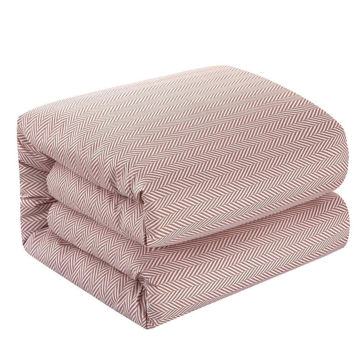 Chic Home Laurel 3 Piece Graphic Herringbone Print Duvet Cover Set