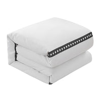 Chic Home Lewiston 3 Piece Cotton Blend 1500 TC Duvet Cover Set