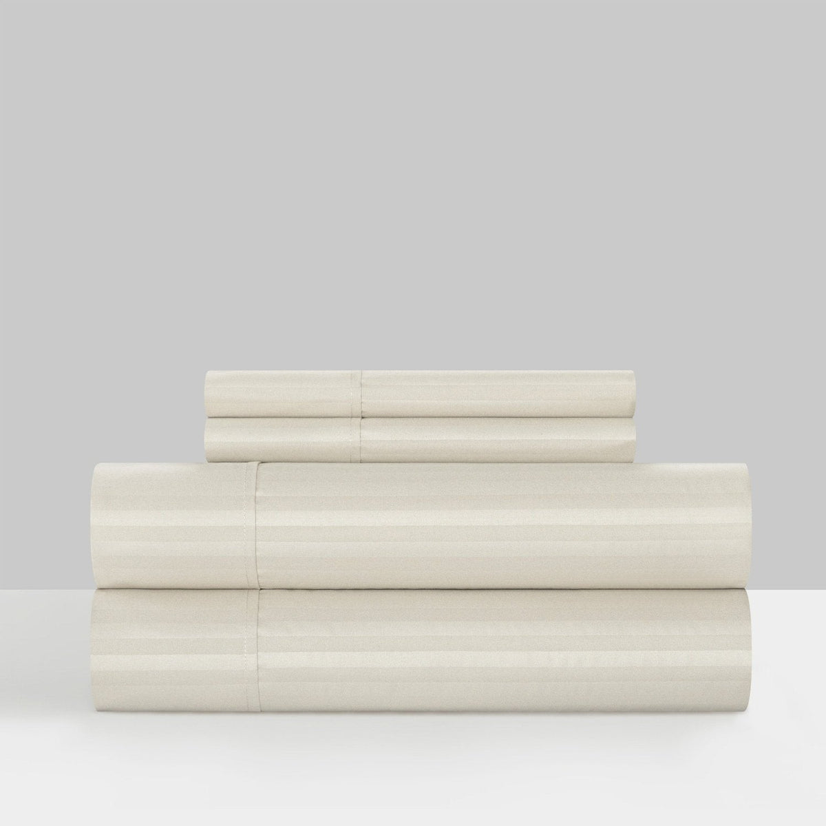 Chic Home Siena 4 Piece Striped Sheet Set Beige