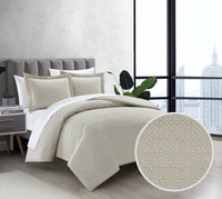 Chic Home Tyson 3 Piece Spotted Print Duvet Cover Set