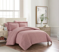 Chic Home Tyson 7 Piece Spotted Print Duvet Cover Set