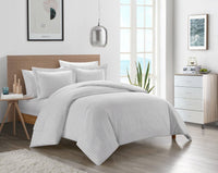 Chic Home Wesley 7 Piece Striped Duvet Cover Set