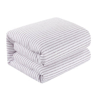 Chic Home Wesley 7 Piece Striped Duvet Cover Set