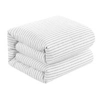 Chic Home Wesley 7 Piece Striped Duvet Cover Set