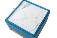 Iconic Home Adeline Velvet Storage Ottoman