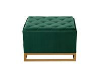 Iconic Home Adeline Velvet Storage Ottoman