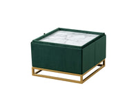 Iconic Home Adeline Velvet Storage Ottoman