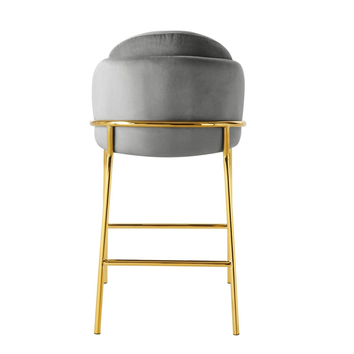 Iconic Home Anabel Velvet Counter Stool