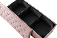 Iconic Home Kadiri Velvet Storage Bench