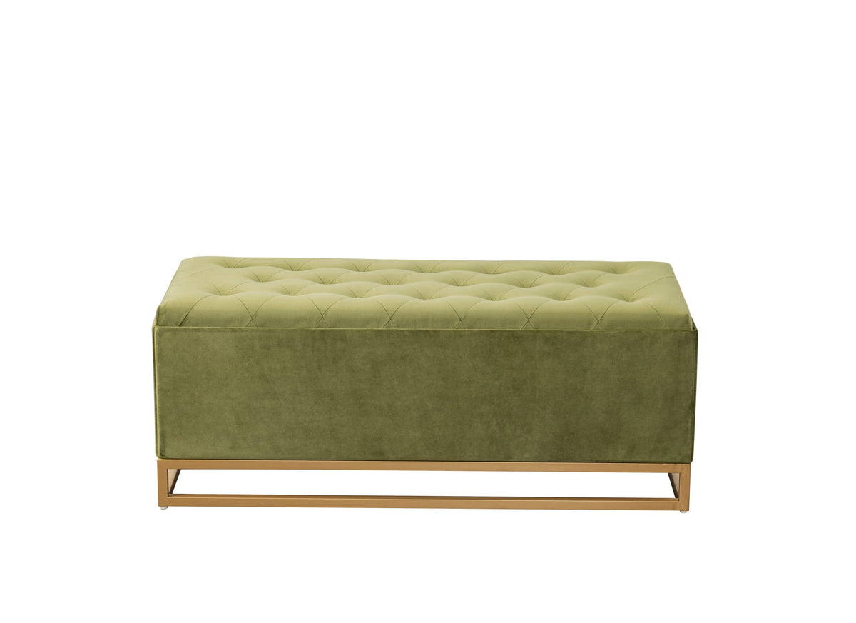 Iconic Home Kadiri Velvet Storage Bench