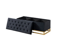 Iconic Home Kadiri Velvet Storage Bench