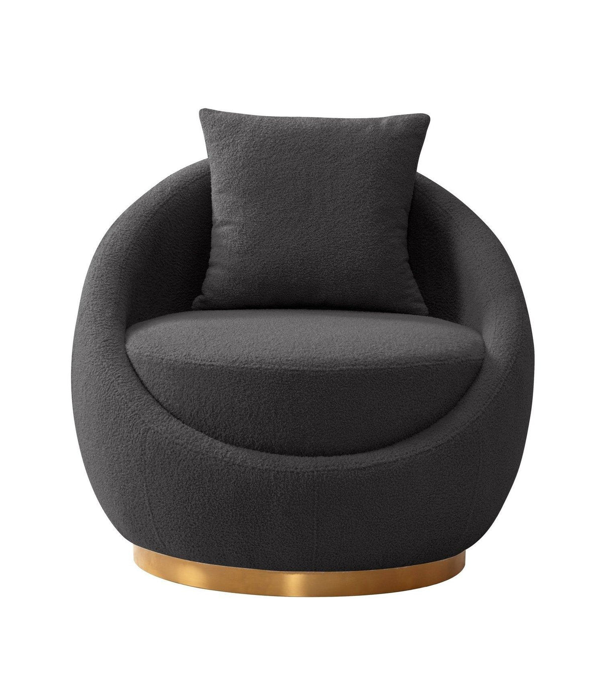 Iconic Home St Barts Shearling Accent Chair