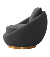 Iconic Home St Barts Shearling Accent Chair