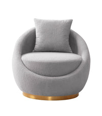 Iconic Home St Barts Shearling Accent Chair