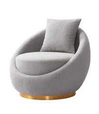 Iconic Home St Barts Shearling Accent Chair