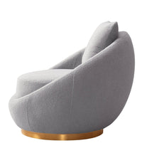 Iconic Home St Barts Shearling Accent Chair