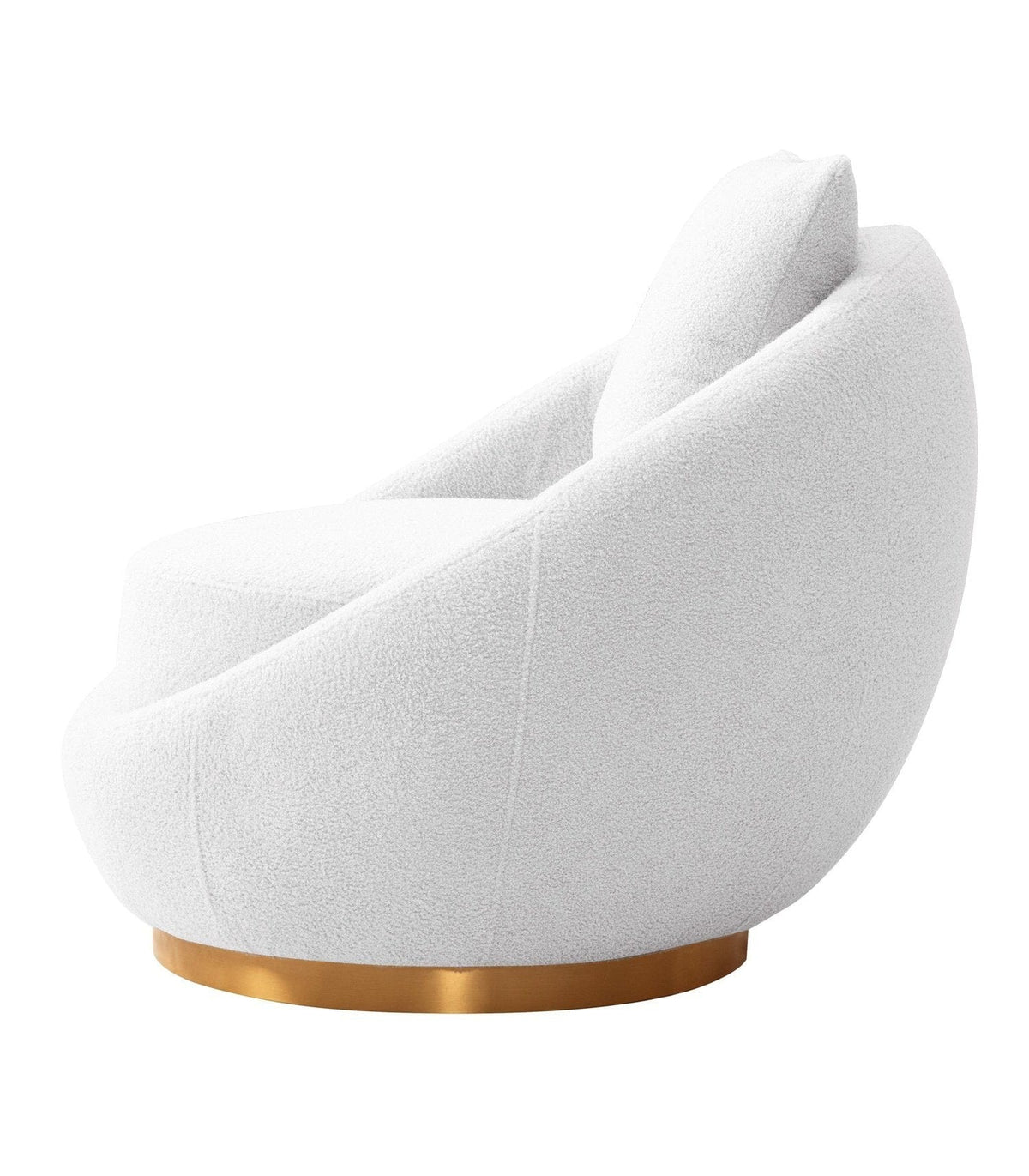 Iconic Home St Barts Shearling Accent Chair
