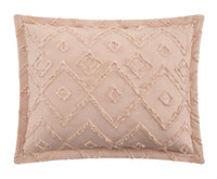 NY&C Home Cody 7 Piece Clip Jacquard Cotton Quilt Set